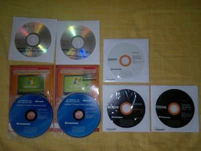 Скачать Нестандартно полный комплект DVD дисков от ноутбука Lenovo Y550 3RC-B 7.0 x86+x64 [2009, ENG + RUS] бесплатно
