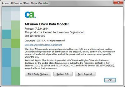 Скачать AllFusion ERwin Data Modeler 7.2 (ERwin) [СУБД] бесплатно