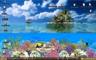 Скачать Анимированные обои: Коралловый остров бесплатно