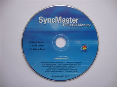 Скачать Оригинальный диск от монитора SAMSUNG SyncMaster 151s 1.0 x86 [2002, ENG] бесплатно