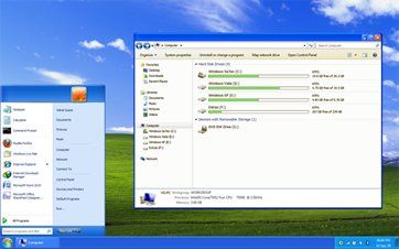 Скачать Тема Windows XP Luna - для Windows 7 бесплатно