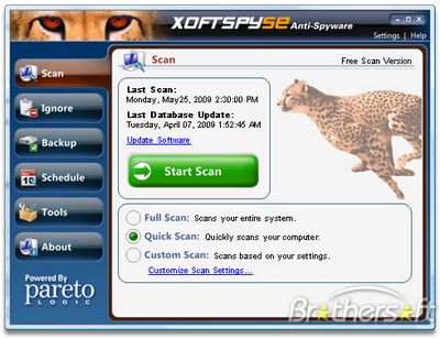 Скачать XoftSpySE Anti-Spyware 7.0.1 бесплатно