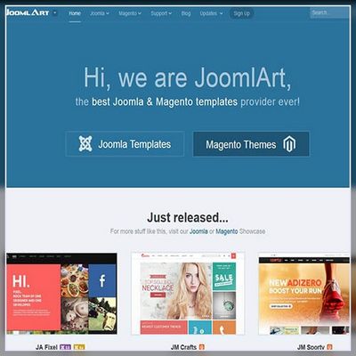 Скачать JoomlArt шаблоны и исходники для Joomla [обновлена 06.06.2014] бесплатно
