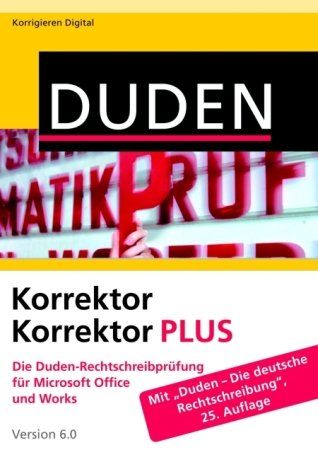 Скачать Duden Korrektor PLUS 6.0 German + Office-Bibliothek 5.0 [немецкий] бесплатно