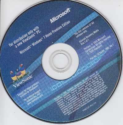 Скачать Recovery DVD ViewSonic VNB131 1 0 x86 [2010, MULTILANG +RUS] бесплатно