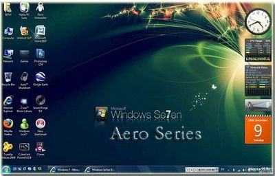 Скачать Windows 7 Aero Series бесплатно