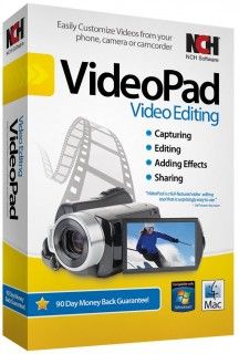 Скачать VideoPad Video Editor 3.36 x86 [2014, ENG] бесплатно