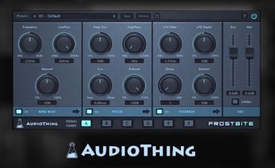 Скачать AudioThing - Frostbite 1.5.1 VST, AAX x86 x64 [02.2016] бесплатно
