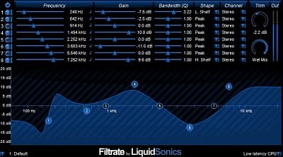Скачать LiquidSonics - Filtrate 1.111 VST, RTAS, AU WIN.OSX x86 x64 [11.2015] бесплатно