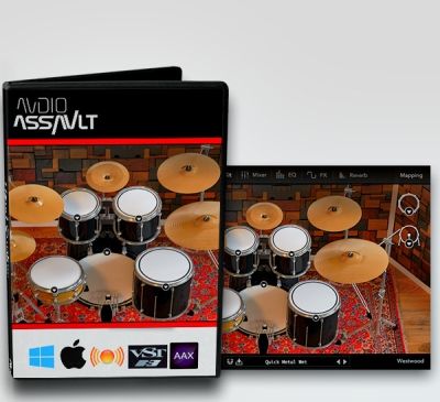Скачать Audio Assault - Westwood Drums 1.0.0 VSTi, RTAS, AAX, AU WIN.OSX x86 x64 [12.2017] бесплатно