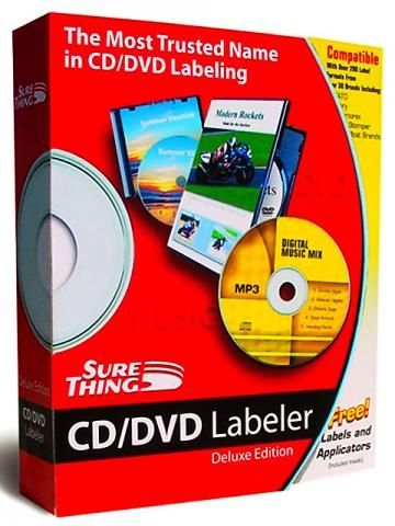 Скачать SureThing CD DVD Labeler Deluxe 5.1.614.0 Eng/Rus + Content Pack (создание обложек CD/DVD) бесплатно