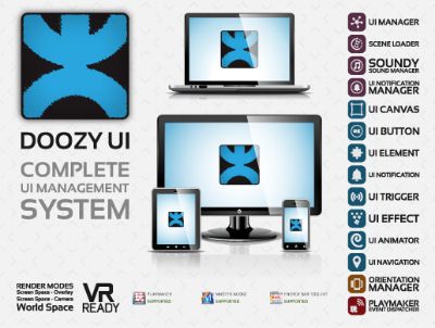 Скачать [Unity] [Asset] Unity Asset -DoozyUI: Complete UI Management System 2.8.1p1 x64 [06.09.2017, ENG] бесплатно