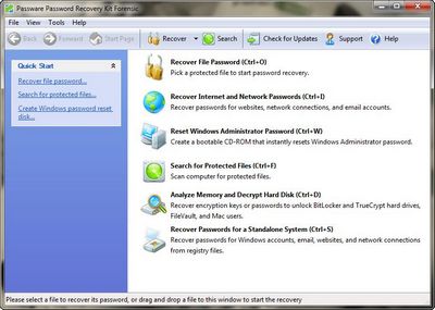 Скачать Passware Password Recovery Kit Forensic 11.0 Build 3579 Portable 11.0 3579 x86 [2011, ENG] бесплатно