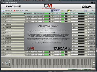 Скачать TASCAM GVI Giga Virtual Instrument VST Plug-in бесплатно