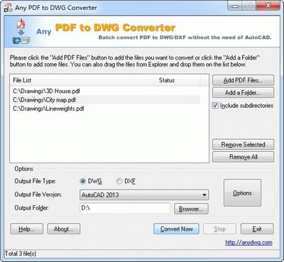Скачать Any PDF to DWG Converter 2013 x86 x64 [2013, ENG] бесплатно
