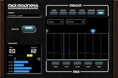 Скачать Midi Madness Software - Midi Madness 2.1.4 VST, AU WIN.OSX x86 x64 [10.2015] бесплатно
