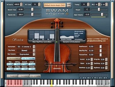 Скачать SWAM engine - SWAM Violin 1.2.0 VSTi, AAX x86 x64 [2017] бесплатно