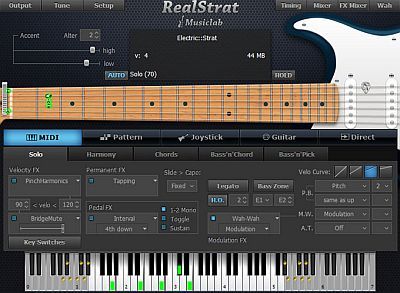 Скачать MusicLab - RealStrat 3.1.0 STANDALONE, VSTi, VSTi3, DX, AAX x86 x64 [11.2014] бесплатно