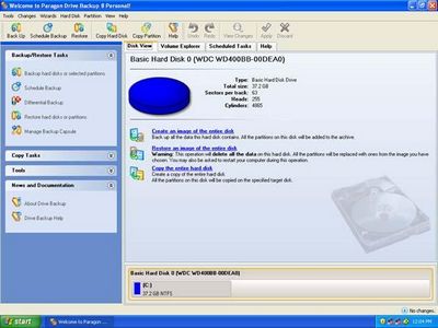 Скачать Paragon Drive Copy 11 Professional 10.0.16.12846 + Recovery CD x86-x64 [Официальная русская версия,2011] бесплатно
