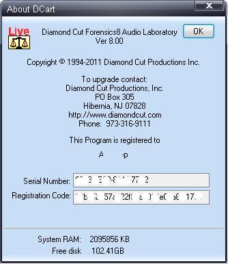 Скачать Diamond Cut - Forensics Audio Laboratory 8.0 [2011, EN] бесплатно
