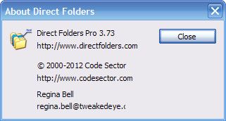 Скачать Direct Folders Pro 3.73 x86 - быстрая навигация по файловой системе [2012, ENG] бесплатно
