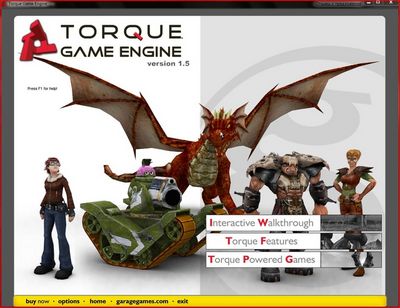Скачать Torque Game Engine 1.5.2 (+starter kit's, documentation, model packs) бесплатно