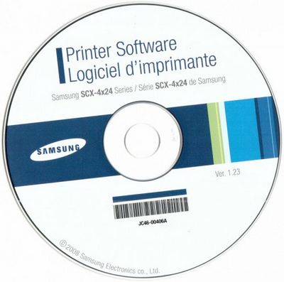 Скачать DVD образ оригинального диска с драйверами Samsung SCX-4824 1.23 x86+x64 [2010, RUS] бесплатно