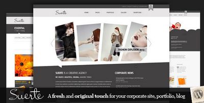 Скачать Suerte - Premium Corporate & Portfolio WordPress Theme бесплатно