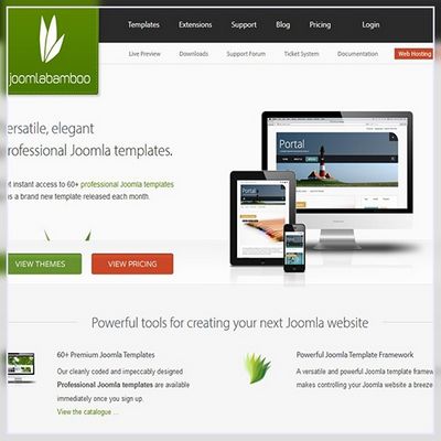 Скачать Joomlabamboo шаблоны и расширения для Joomla бесплатно